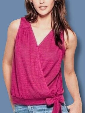 💜Sleeveless Side Tie Top by Universal Thread